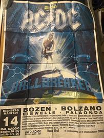 AC/DC Poster Originale Concerto Bolzano