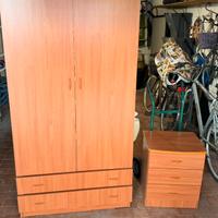 Armadio con cassettiera