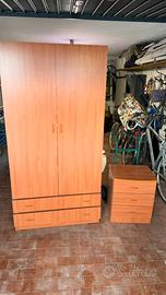 Armadio con cassettiera