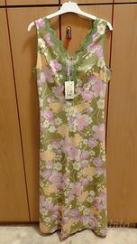 Completo notte vintage: sottoveste e vestaglia