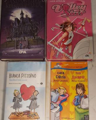 LIBRI IN BLOCCO PER RAGAZZE 10+