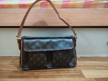borsa marrone a spalla da donna