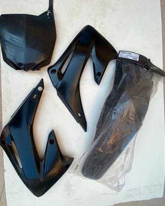 lotto plastiche moto cross/enduro nere (Acerbis)