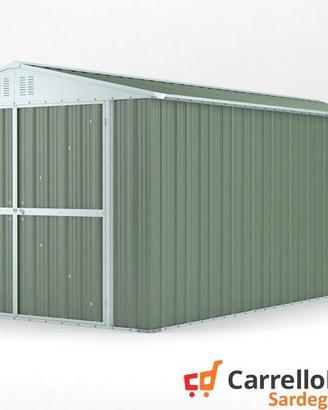 Box garage auto in Acciaio 327x611 19mq verde
