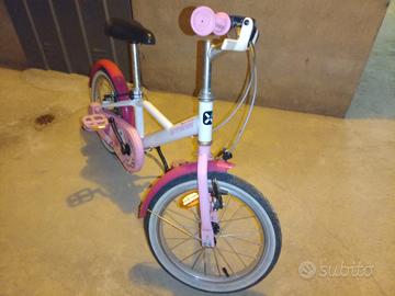 bici rosa bambina 