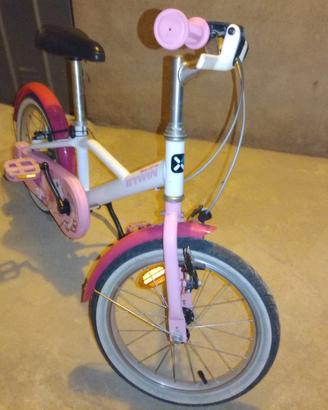 bici rosa bambina 
