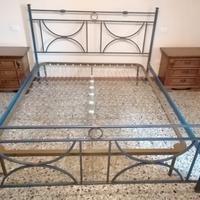 rete più struttura letto in ferro 