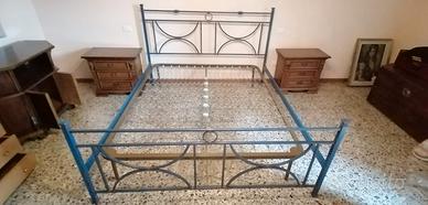 rete più struttura letto in ferro 