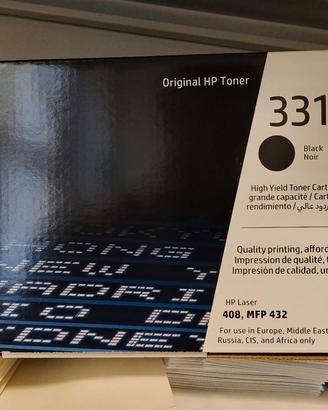 Toner originale hp 331x per stampante Hp Laser