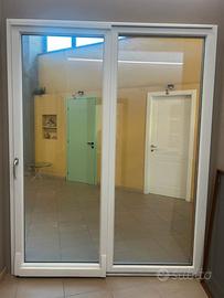 Traslante scorrevole pvc bianco