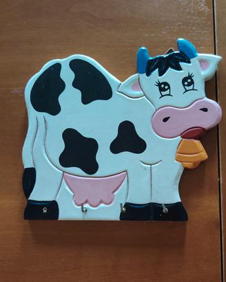 mucca porta strofinacci o presine 