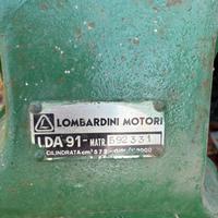 Motopompa con motore lombardini L91