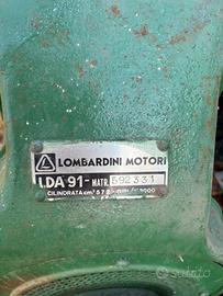 Motopompa con motore lombardini L91