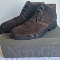 Scarpe Nero Giardini in Camoscio Uomo, taglia 43