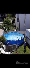 piscina con liner nuovo mai usato