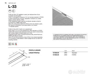 PROFILO A LED - NOVALUX