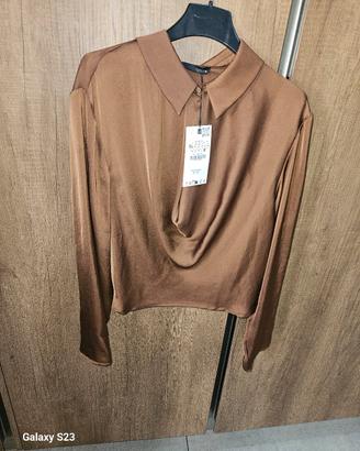 camicia donna zara nuova