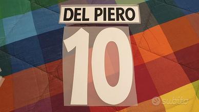 Nameset #10 DEL PIERO maglia Juventus Finale 1996