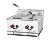 Friggitrice a gas da banco professionale