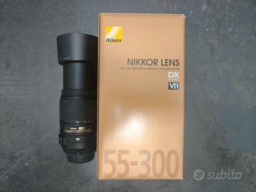 AF-S NIKKOR VR 55-300mm 4.5-5.6 G ED formato DX.