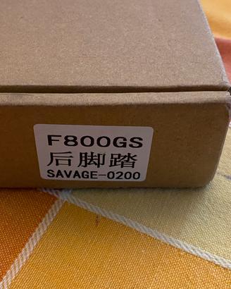 BMW F800 Accessori Pedali Posteriori