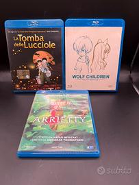 Lotto Blu-ray  Anime Studio Ghibli & Mamoru Hosoda
