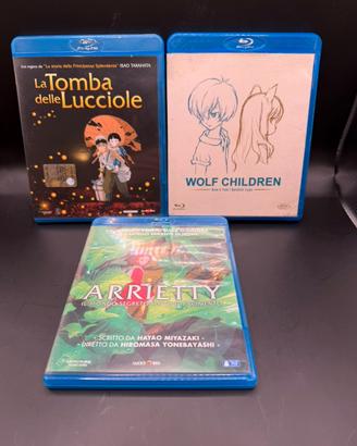 Lotto Blu-ray  Anime Studio Ghibli & Mamoru Hosoda