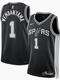 Canotta Nike Wembanyama Spurs Uomo 2XL