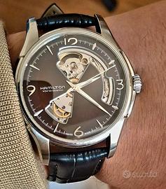 Hamilton viewmatic skeleton 40mm blu/nero