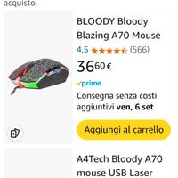 Bloody - mouse gaming A70