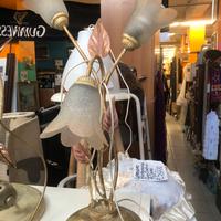 Lampada da tavolo in ferro battuto