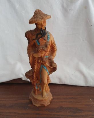 Statua cinese decorata a mano