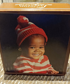 Scatola latta biscotti Lazzaroni