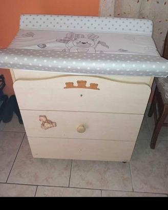 Mobiletto lavatoio pr neonati