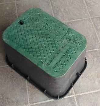 Pozzetto da giardino in plastica irrigazione verde