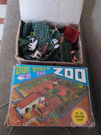 Set Gioco Vintage Our Visit to the Zoo Animali Rec