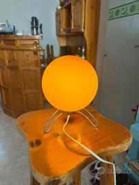 Lampadine per comodini in vetro e acciaio