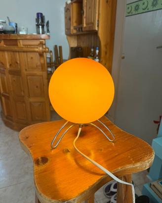 Lampadine per comodini in vetro e acciaio