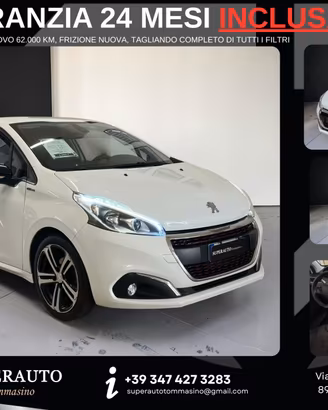 Peugeot 208 BlueHDi 100 cv GT Line GARANTITA