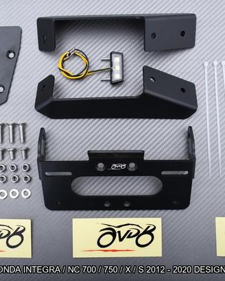 Portatarga HONDA INTEGRA NC 700 750 X S 2012 2020