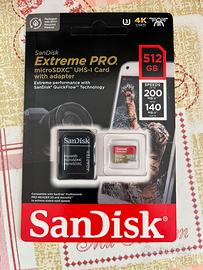 SanDisk scheda sd 512gb
