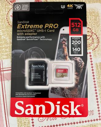 SanDisk scheda sd 512gb