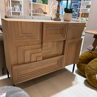 Credenza in legno di mango e metallo