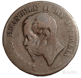 MONETA 5 CENTESIMI 1861 VITTORIO EMANUELE II A23
