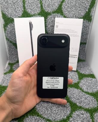 IPhone 17 Air 256gb Nero - 🔋100% 45 cicli Perfetto