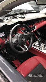 Kit airbag rosso Alfa Romeo Stelvio quadrifoglio