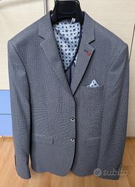 Giacca elegante DOMINAE blu scuro XL – Mai usata 