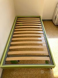 letto singolo a rotelle