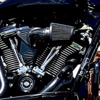 Filtro Aria V&H VO2 Falcon carbon-HARLEY DAVIDSON