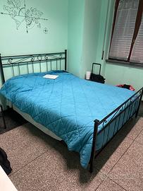 Letto con materasso ortopedico